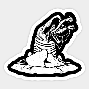 Simple Graboid Sticker